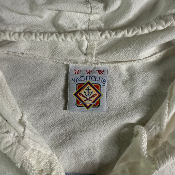 Vintage Yacht Club Newport Rhode Island Full Zip Hoodie Anchor Graphic XL (READ) - Picture 5 of 13